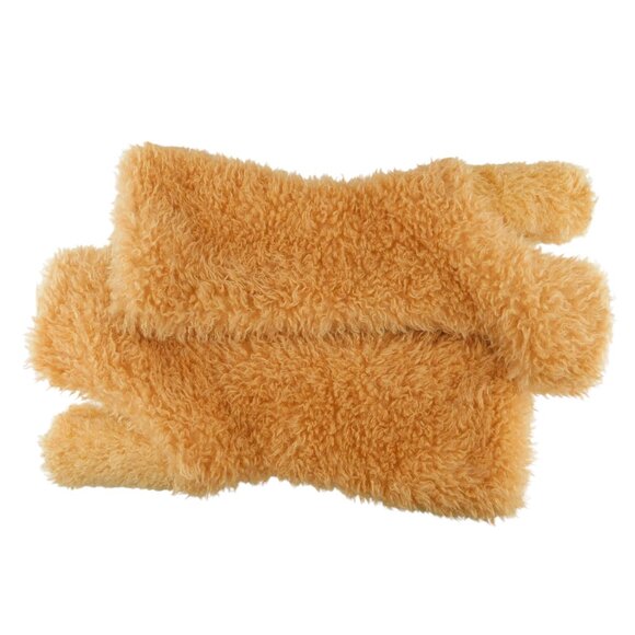 Lemon Drop by Privilaged Peach Brinkley Shearling Block Heel Tall Boots 7 - Picture 3 of 10